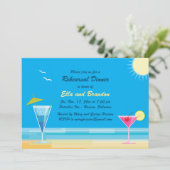 トロピカルビーチリハーサルディナー招待状 招待状 (スタンド正面)