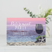 トロピカルビーチレッドワインスターフィッシュリタイアメントパーティー 招待状 (スタンド正面)