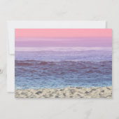 トロピカルビーチレッドワインスターフィッシュリタイアメントパーティー 招待状 (裏面)