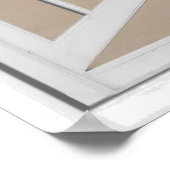 トロピカルビーチ人工窓ビュー ポスター (角)