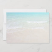 トロピカルビーチ保存日 招待状 (裏面)