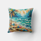 トロピカルビーチ傘 クッション (裏面)