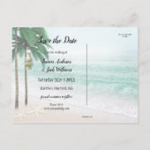 トロピカルビーチ写真ポストカードの保存 案内ポストカード (裏面)