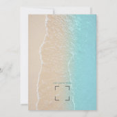 トロピカルビーチ招待状 招待状 (裏面)