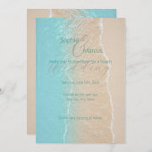 トロピカルビーチ招待状 招待状 (正面/裏面)