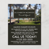 トロピカルビーチ旅行代理店広告ズフライヤー チラシ (正面)