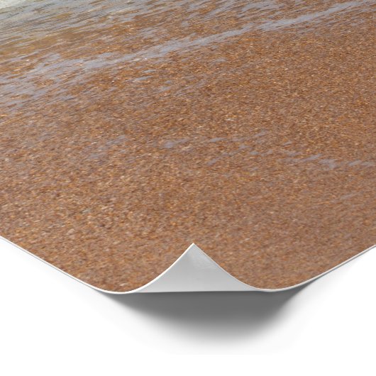 トロピカルビーチ海ウェーブスサマーサンドバケーション ポスター (角)