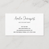 トロピカルビーチ海岸と大きな岩 名刺 (裏面)