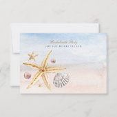 トロピカルビーチ独身最後のパーティー招待状 招待状 (正面)