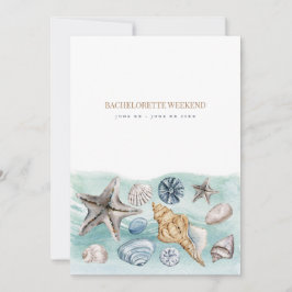 トロピカルビーチ独身最後の週末招待状 招待状