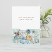 トロピカルビーチ独身最後の週末招待状 招待状 (スタンド正面)