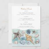 トロピカルビーチ独身最後の週末招待状 招待状 (裏面)