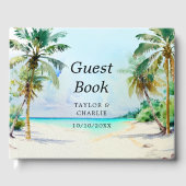 トロピカルビーチ目的地ウェディングゲストブック ゲストブック (正面)