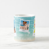 トロピカルビーチ砂が新雪の写真 コーヒーマグカップ (中央)