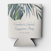 トロピカルビーチ結婚パーム 缶クーラー (正面)