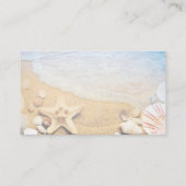 トロピカルビーチ結婚ヒトデ結婚ィスのウェブサイト エンクロージャーカード (裏面)