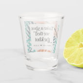 トロピカルビーチ結婚式を一望 ショットグラス (裏面)