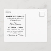 トロピカルビーチ結婚式サンセットザデイト 案内ポストカード (裏面)