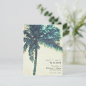 トロピカルビーチ結婚式フォトデジタルセーブ 案内状 (スタンド正面)