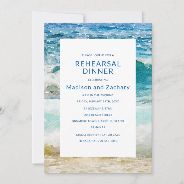 トロピカルビーチ結婚式リハーサルディナー (正面)