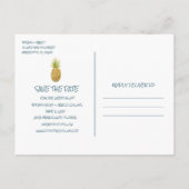 トロピカルビーチ結婚式保存日 案内ポストカード (裏面)