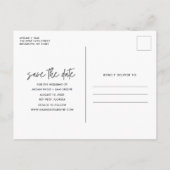 トロピカルビーチ結婚式保存日 案内ポストカード (裏面)