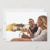 トロピカルビーチ結婚式写真Save the Date セーブザデート (裏面)