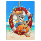 トロピカルビーチ遊ギターズコアラ クリップボード (裏面)