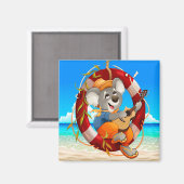 トロピカルビーチ遊ギターズコアラ マグネット (正面/裏面)