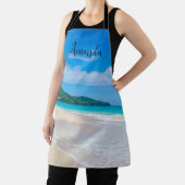 トロピカルビーチ風景写真 エプロン (インサイチュ)