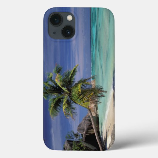 トロピカルビーチ、アンス・ソース・ダルジャン、ラディーグ島 Case-Mate iPhoneケース (裏面)