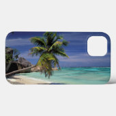 トロピカルビーチ、アンス・ソース・ダルジャン、ラディーグ島 Case-Mate iPhoneケース (裏面 (横))