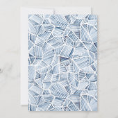 トロピカルビーチ オーシャン シー ブライダルシャワー 招待状 (裏面)