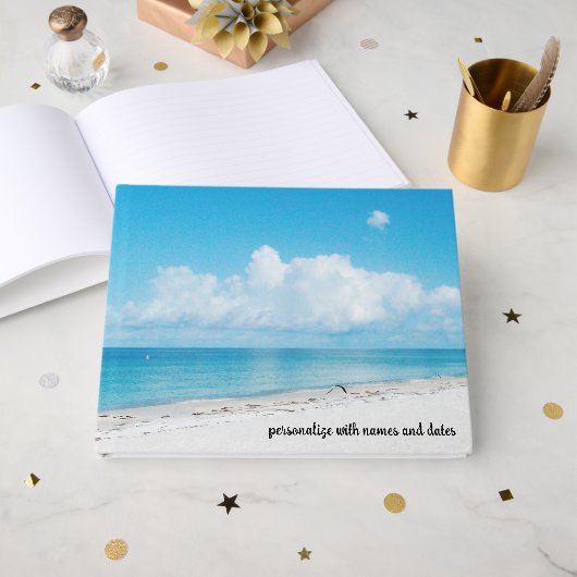 トロピカルビーチ ゲストブック (正面見開き)