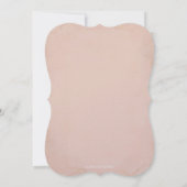 トロピカルビーチ パイナップルとブ ラッシュピンクのウェディング 招待状 (裏面)