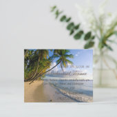 トロピカルビーチ、パームリハーサルディナー 招待状 (スタンド正面)