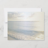 トロピカルビーチ、パームリハーサルディナー 招待状 (裏面)