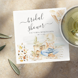 トロピカルビーチ ブライダルシャワー スタンダードカクテルナプキン