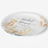 トロピカルビーチ ブライダルシャワー ペーパープレート (アングル)