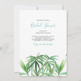 トロピカルビーチ ブライダルシャワー 水彩 