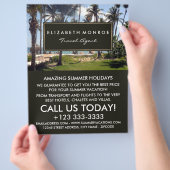 トロピカルビーチ、旅行代理店の広告フライヤー チラシ (手)