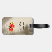 トロピカルビーブスハイビスカスオンビーチ砂 ラゲッジタグ (裏面横)