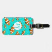 トロピカルピエロ&バブルパターン ラゲッジタグ (正面横)