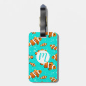 トロピカルピエロ&バブルパターン ラゲッジタグ (裏面縦)