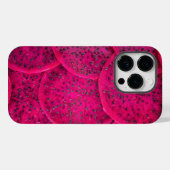 トロピカルピンクのドラゴンフルーツ Case-Mate iPhoneケース (裏面 (横))