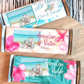 トロピカルピンクカスタムウェディングキャンディバーラッパー チラシ