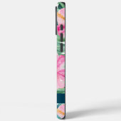 トロピカルピンクカスタムフローラiPhoneケース Case-Mate iPhoneケース (裏面 / 左)