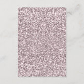 トロピカルピンクグリッターフラミ結婚ンゴ詳細 エンクロージャーカード (裏面)