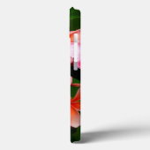 トロピカルピンクグリーンプルメリア花フローラ写真 Case-Mate iPhoneケース (裏面 / 左)