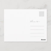 トロピカルピンクサンアクアウェーブスサマービーチ海 ポストカード (裏面)